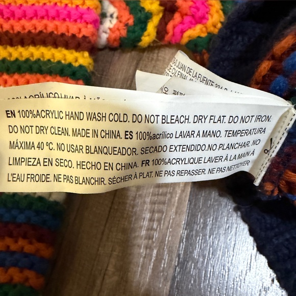 Colorful Cropped Striped Y2K aesthetic Sweater Forever 21 S - Picture 10 of 10